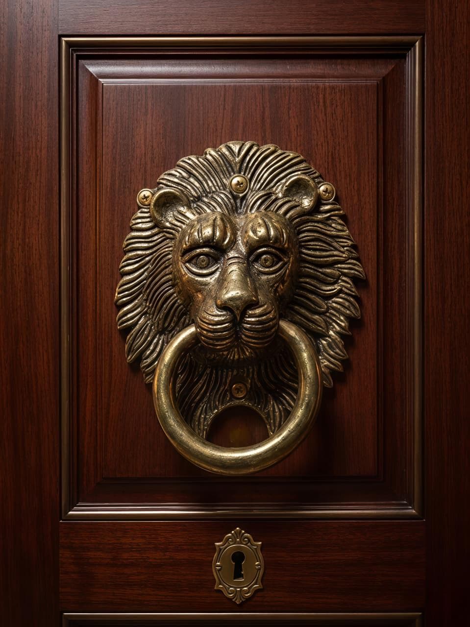 Lion door knocker - Etsy 日本