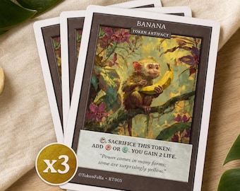 3x Banana Token • MTG | RT005
