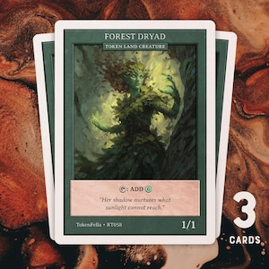 3x Forest Dryad Token • MTG | RT058