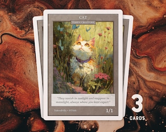 3x Cat Token • White 1/1 • MTG | RT018