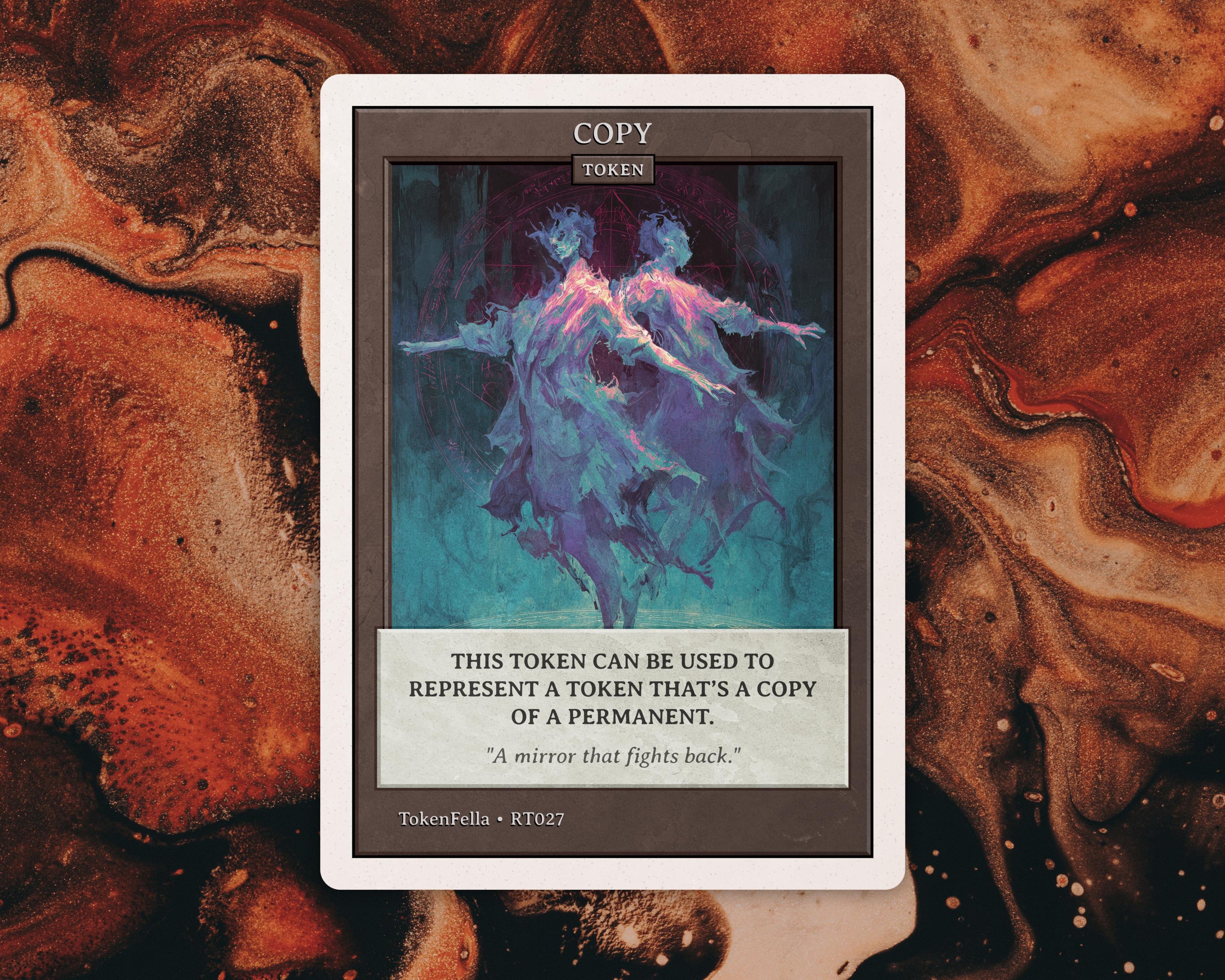 Copy Token • MTG | RT027 - Etsy