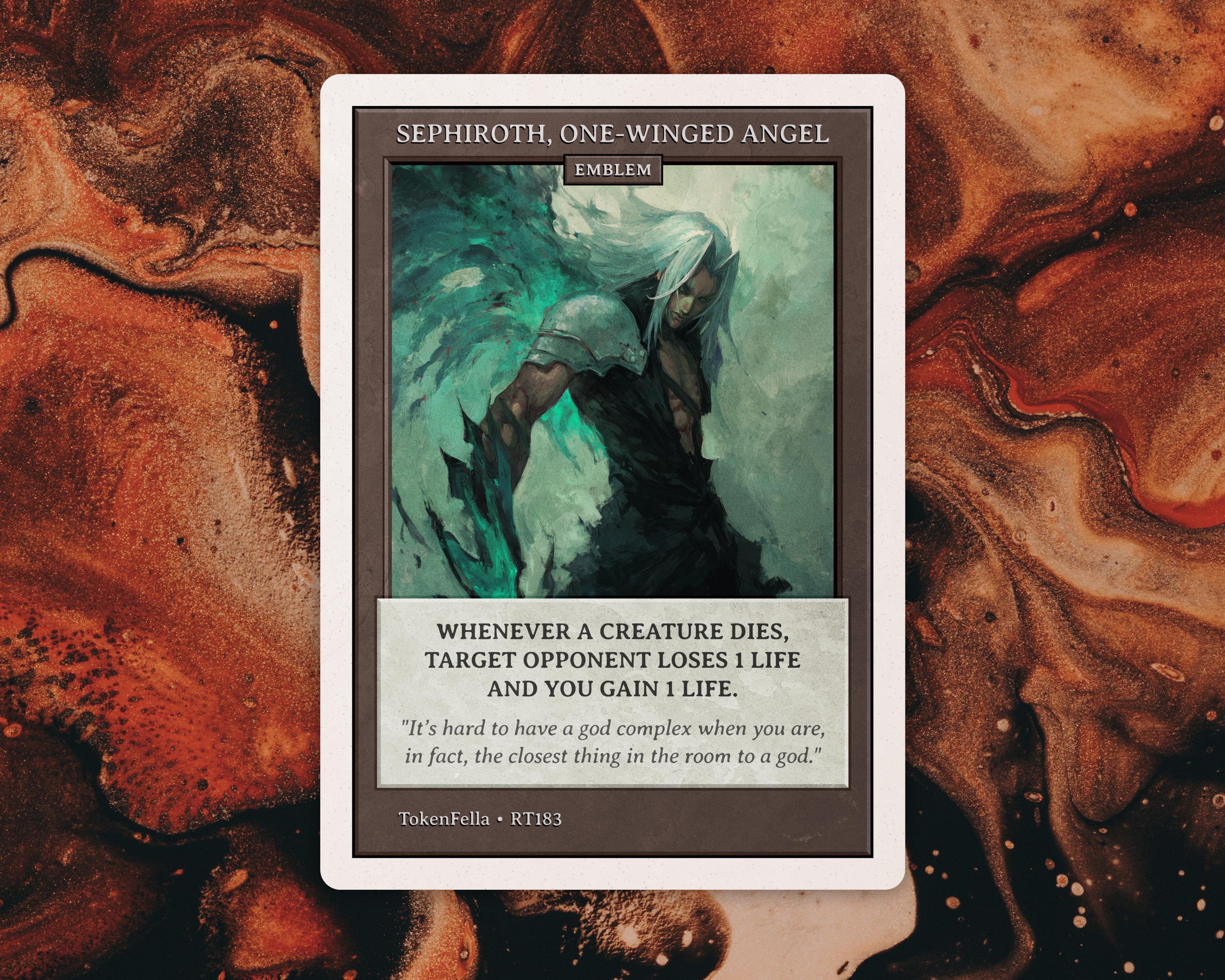 Mtg Sephiroth Emblem - Etsy