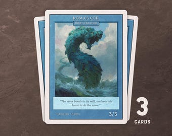3x Koma’s Coil Token • MTG | RT080