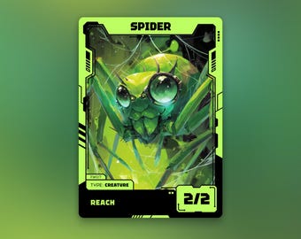 Spider Token • Green 2/2 Reach • MTG | FW117