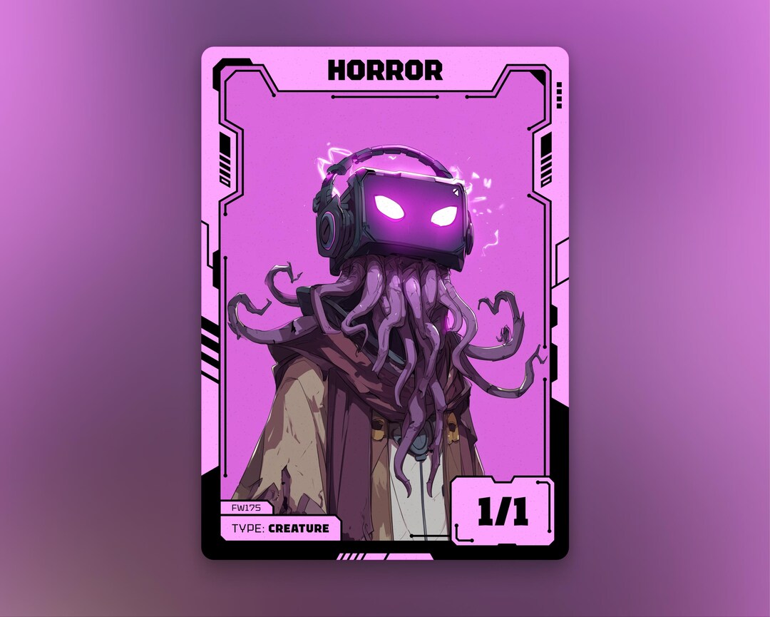 Horror Token • MTG | FW175 - Etsy