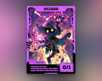 MTG用ウィザード（黒魔道士）シャード・フォイルトークン 2枚 - FF'07