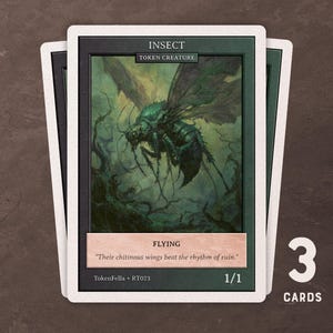 3x Insektmarker • Svartgrön 1/1 • MTG | RT073
