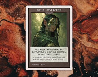Nissa, emblema de fuerza vital • MTG / RT186