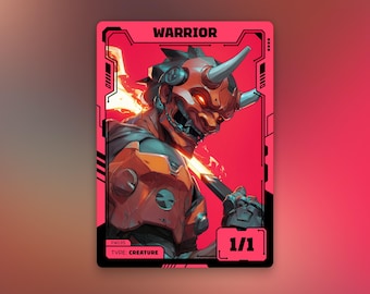 戦士トークン | MTG 赤 1/1 | 未来アニメデザイン | フューチャーウェーブ | FW135