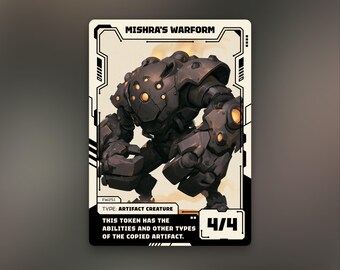 Mishra's Warform Token | MTG Custom Card | Futuristic Anime Design | Future Wave | FW251