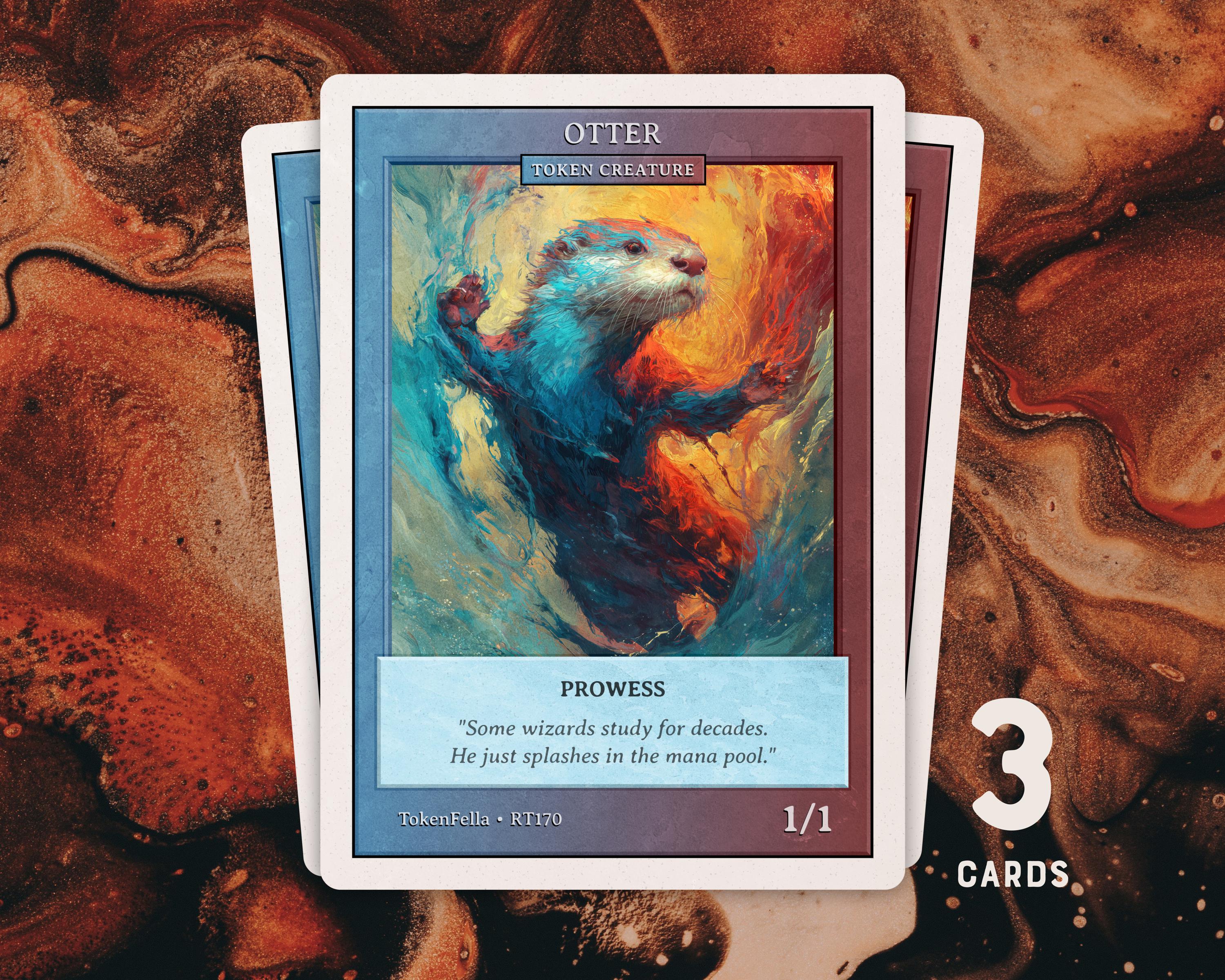 Mtg Otter Token - Etsy Mtg Otter Token - Etsy
