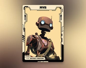 マイア・トークン | MTG 無色 1/1 アーティファクト | マイア・バトルスフィア | 未来アニメデザイン | フューチャーウェーブ | FW086