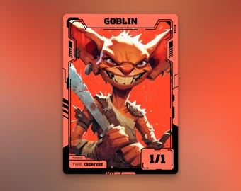 ゴブリン・トークン | MTG 赤 1/1 | クレンコ・モブ・ボス | 未来アニメデザイン | フューチャーウェーブ | FW062