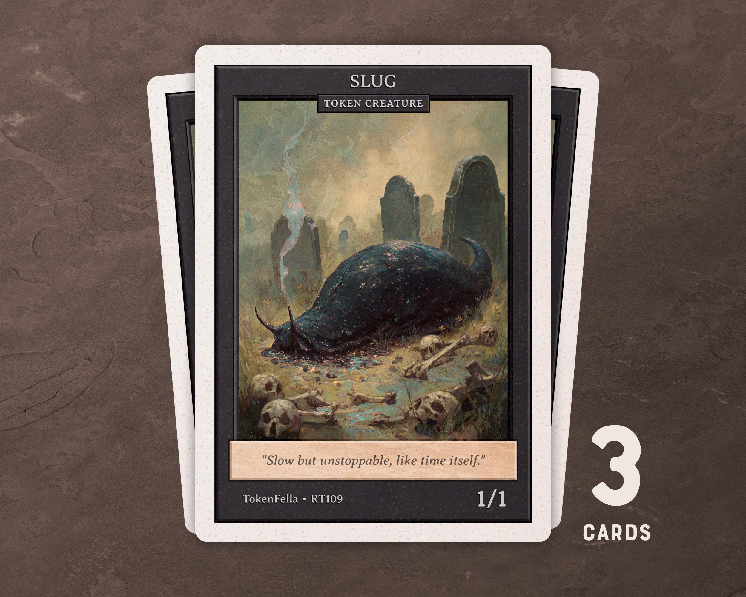 slug cards mtg Slug 1/1 Token – Mega Chibi