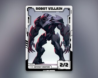Robot Villain Token | MTG Custom Card | Futuristic Anime Design | Future Wave | FW252