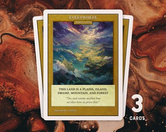 3x Everywhere Land Token • MTG | RT196