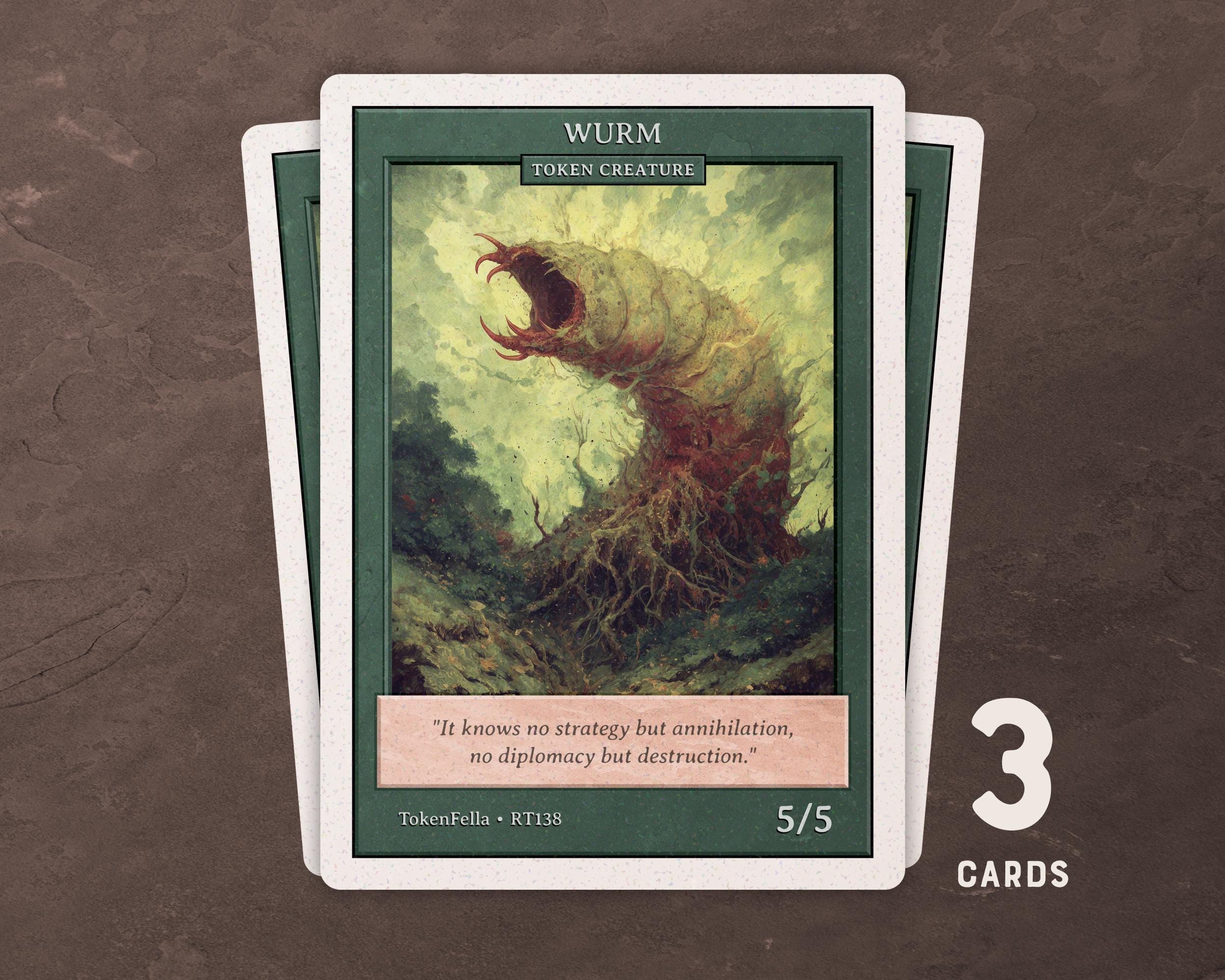 Custom Commander EDH Deck: Wurm Tribal With Baru, Wurmspeaker (100 Cards)  Valgavoth Precon