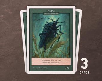 3 fichas de insecto • Verde 1/1 • MTG / RT072