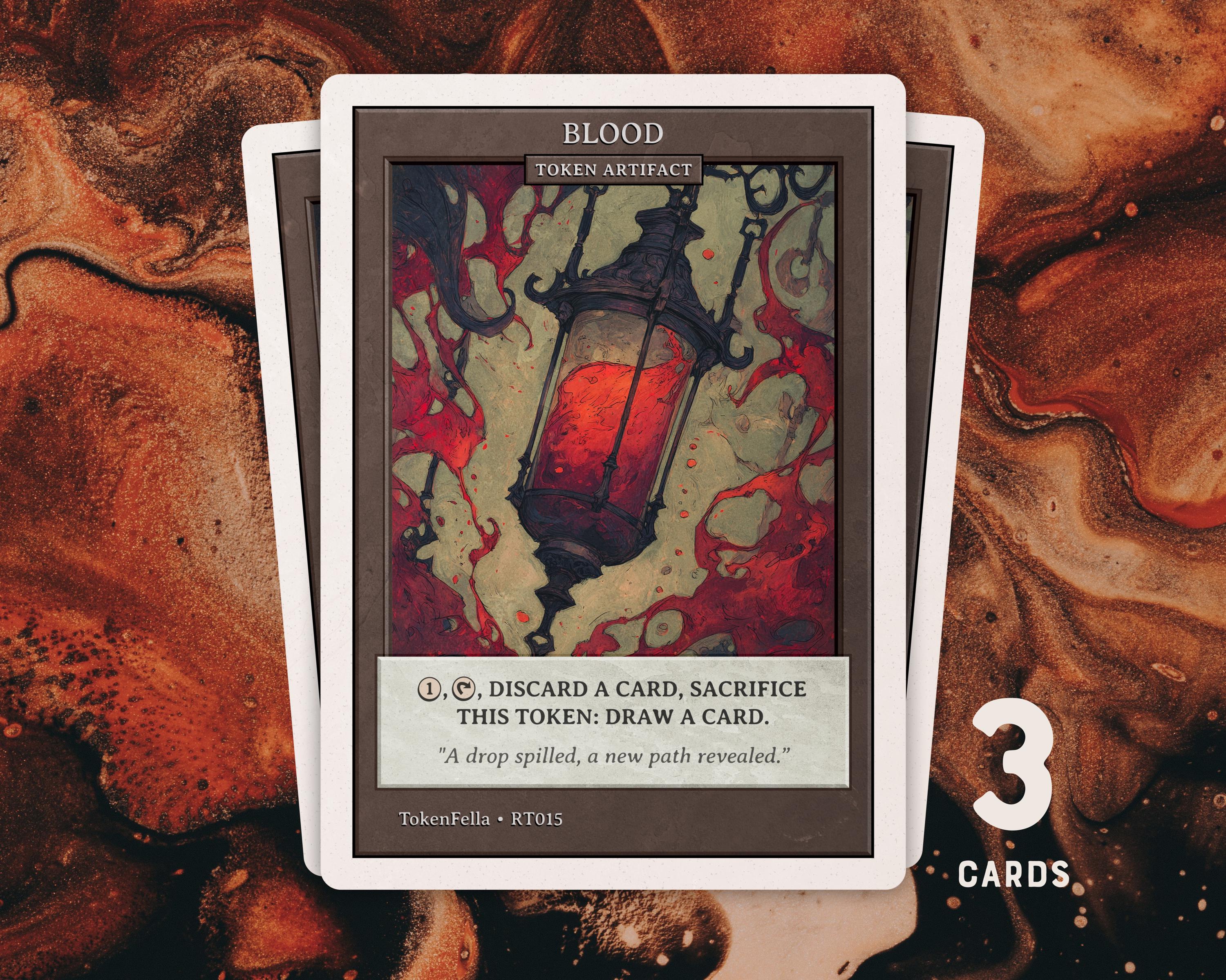 Mtg blood token - Etsy 日本