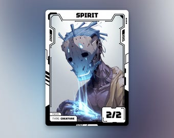 スピリット・トークン | MTG 無色 2/2 | 不可思議なるウギン | 未来アニメデザイン | フューチャー・ウェーブ | FW119