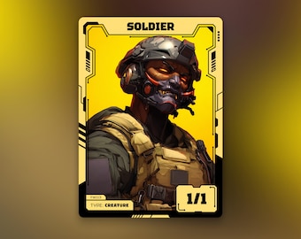 Soldier Token • White 1/1 • MTG | FW113