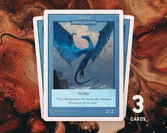 3x Drake Token • MTG | RT039