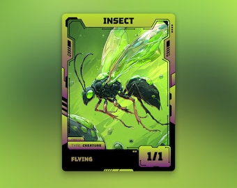 Insect Token • Black Green 1/1 • MTG | FW073