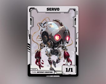 サーボトークン | MTG 無色 1/1 アーティファクト | 製造モジュール | 未来アニメデザイン | フューチャーウェーブ | FW105