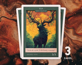 3 fichas de alce • MTG / RT167