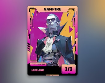 吸血鬼トークン | MTG オルゾフ 1/1 絆魂 | エドガー・マルコフ & エレンダ | 未来アニメデザイン | フューチャーウェーブ | FW128