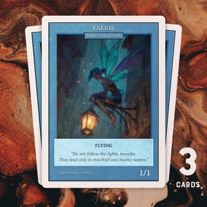 3x Faerie Token • MTG | RT051