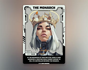 君主トークン | MTGステータスマーカー | マルケッサ女王 | 未来アニメデザイン | フューチャーウェーブ | FW122