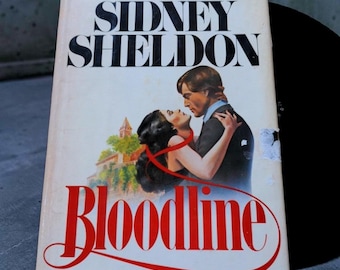 Linaje Sidney Sheldon 1977 Primera edición Tapa dura Libro de suspense clásico con sobrecubierta