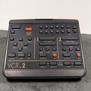 1990年代製 VCR.2 ユニバーサルコントローラー リモコン交換用 VCR編集コンソールユニット
