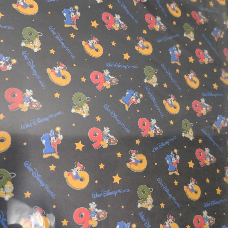 Álbum de fotos vintage de Walt Disney World de 1999, 80 páginas magnéticas, Mickey Mouse, 3 anillas. imagen 9