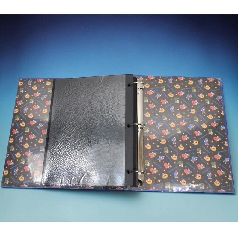 Álbum de fotos vintage de Walt Disney World de 1999, 80 páginas magnéticas, Mickey Mouse, 3 anillas. imagen 6