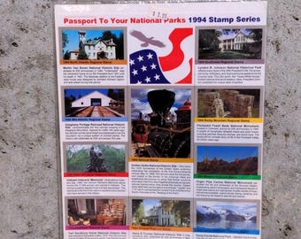 Eastern National Passport To Your National Parks 1994 Stamp Series Set VTG New