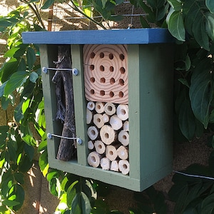 INSECT HOTEL, Bug Hotel, Bug House, Insect House, Insect Sanctuary, Yard Art. Filling Materials May Vary. Made to Order.