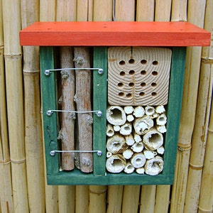 INSECT HOTEL, Bug Hotel, Bug House, Insect House, Insect Sanctuary, Yard Art. Filling Materials May Vary. Made to Order.
