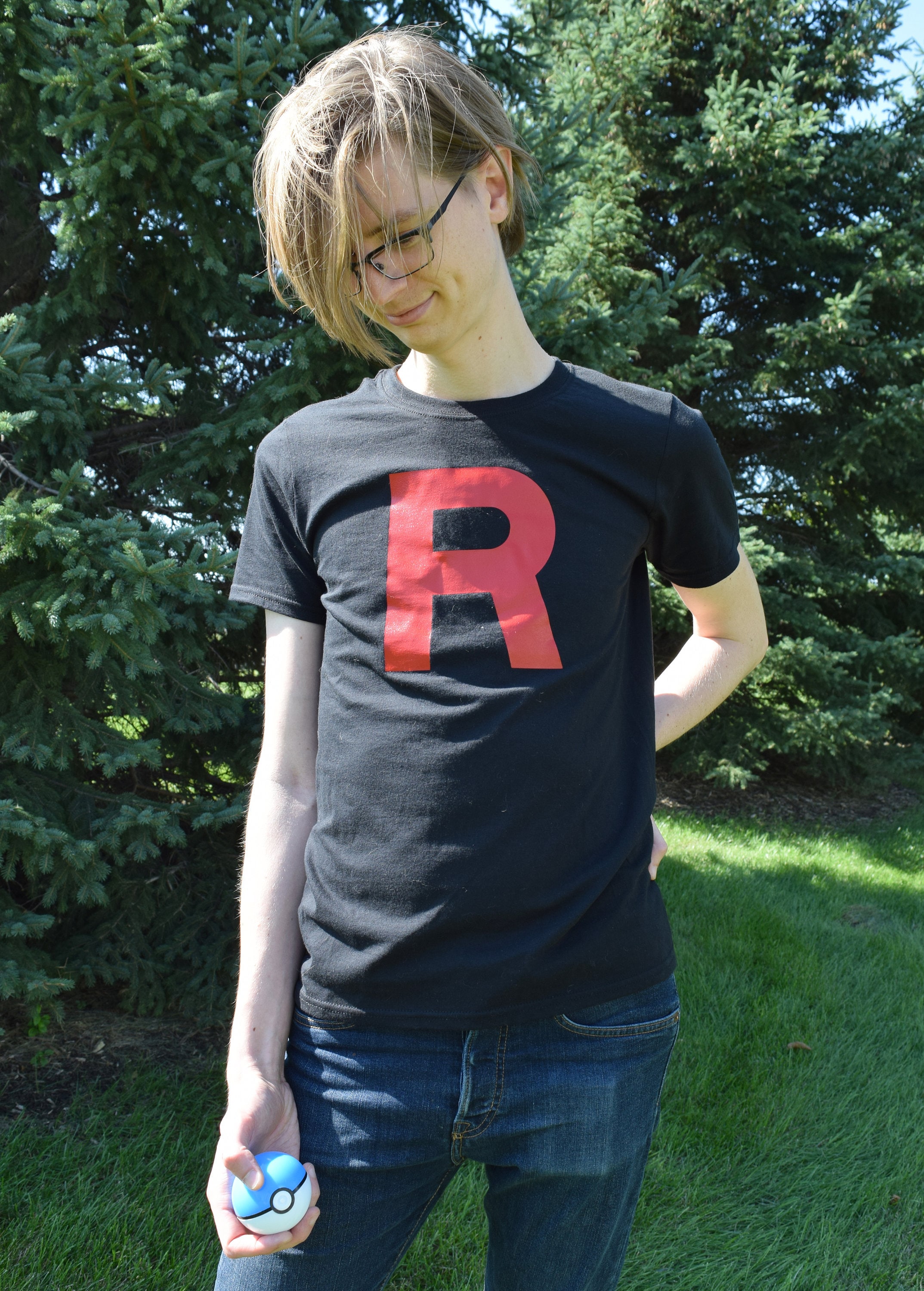 Personalized Team Rocket Grunt Black Pokemon Baseball Jersey