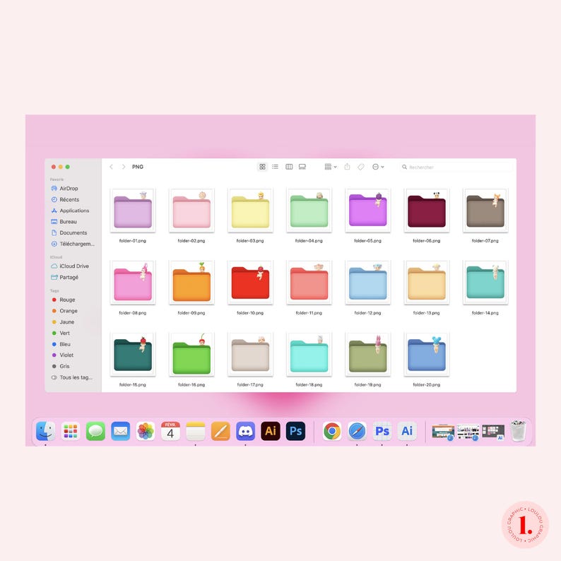 Sonny Angel Kawaii Folder Icons | Pack of 20 | Icons Aesthetic Mac ...