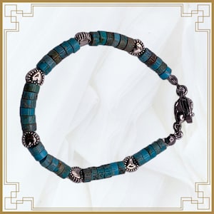 Turquoise Heart Medical ID Alert Replacement Bracelet • Stretch or Non Stretch Versions • Multiple lengths