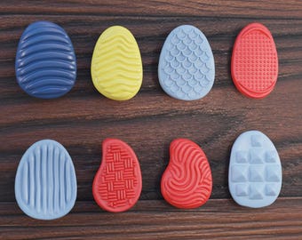 Paquete de archivos STL de piedras antiestrés texturizadas: juguete sensorial para el autismo y el alivio de la ansiedad. Archivos de impresión 3D de piedras antiestrés para un conjunto sensorial relajante para niños y adultos.