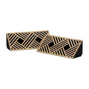 P1-Horizont Mini-Bassfalle | Horizontale Eck-Akustikplatte für Heimstudios | Tieftonabsorber | 23 × 50 cm
