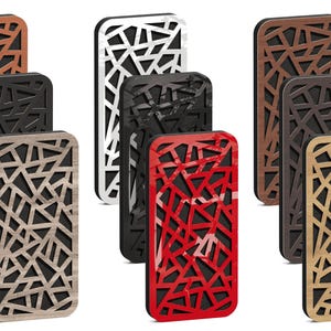 Mini Acoustic Panel "Akat 18" | Wall Decorative Panels | Absorption - Diffusion - Reflection - Soundproofing - Insulation | Size: 46x23cm