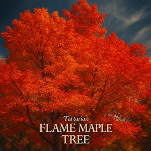 20 Tartarian Flame Maple Seeds – Acer Tataricum Tree – Scarlet Fall Color & Showy Red