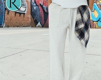 Wide Leg Sweatpants | Casual Straight Pants | Y2K Streetwear Wear | Dance Fashion