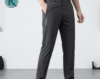 Straight Leg Trouser | Casual Elastic Waist Pants | Outdoor Formal Summer Y2K