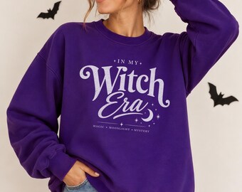 In My Witch Era Sweatshirt, Witchy Halloween Crewneck, Spooky Season Gift for Her