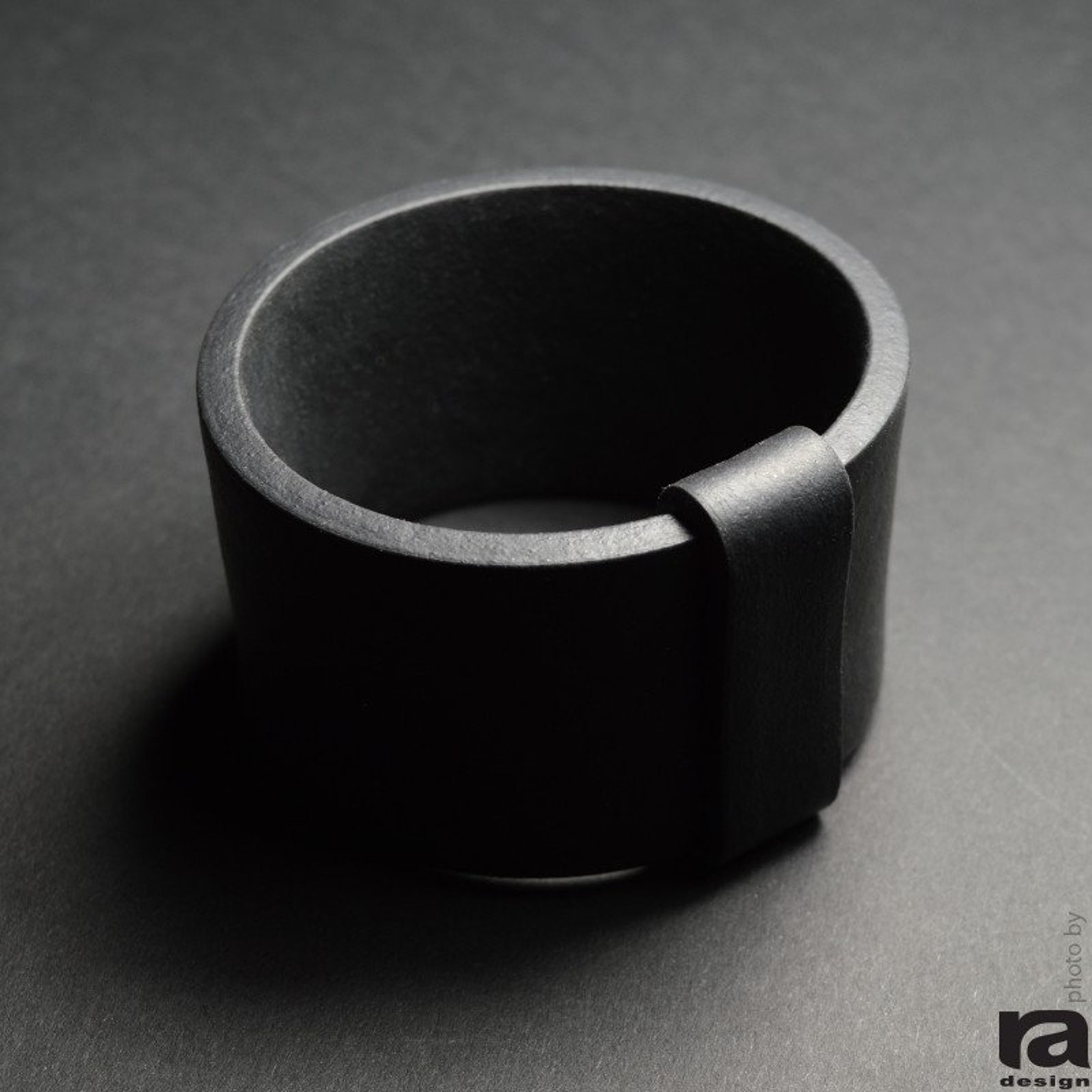 Rubber Black Bracelet 50x5 Foam Rubber Simple Shape Etsy
